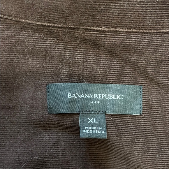 NWOT Banana Republic Cropped Dark Oak Balloon Sleeve Button Down Shirt XL - Picture 6 of 11